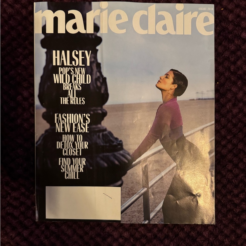 Halsey Marie Claire Magazine August 2018